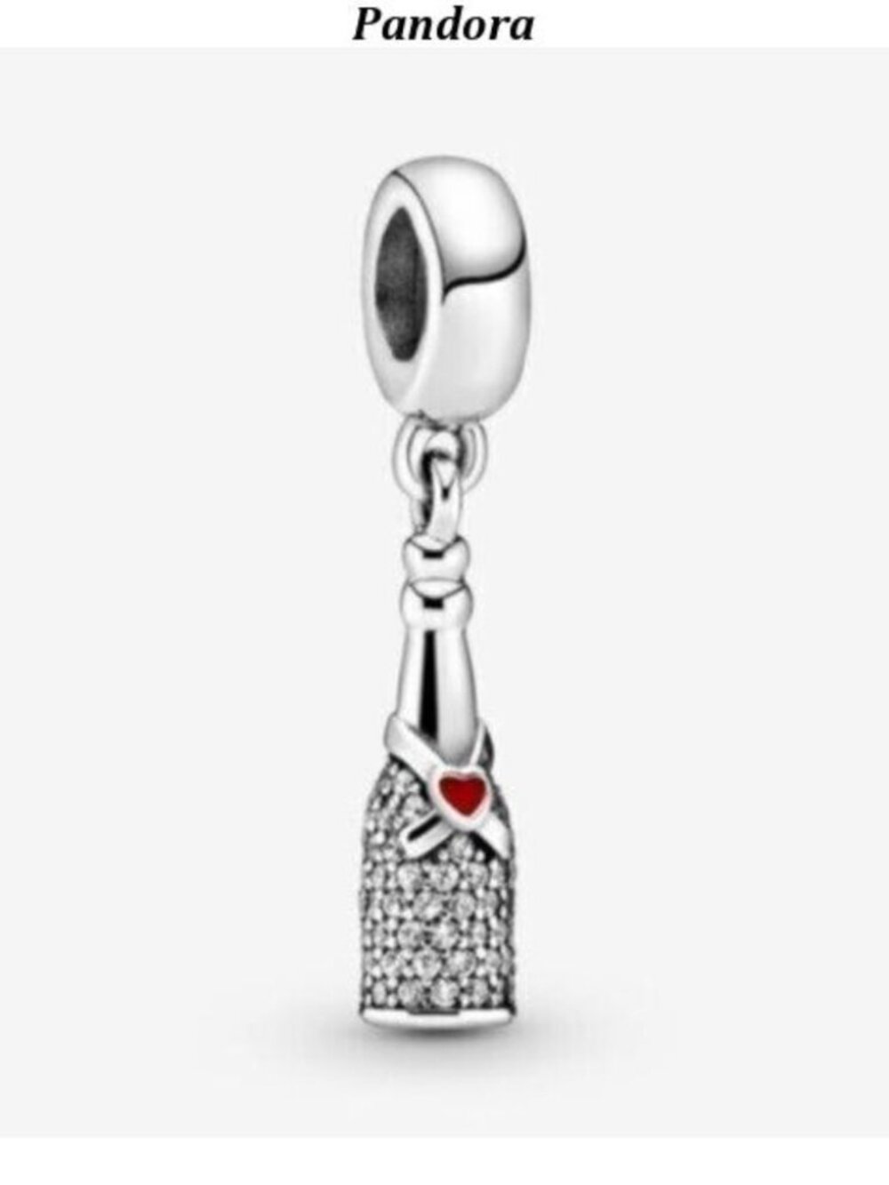 Pandora Sparkling Wine Bottle Dangle Charm